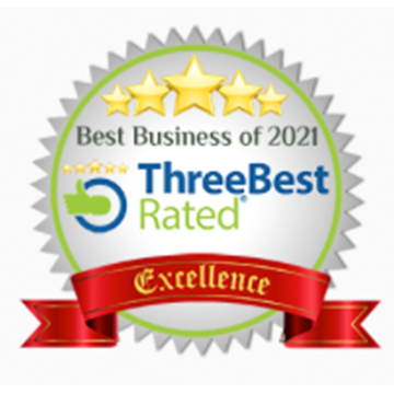 Best Business of 2021 Badge.