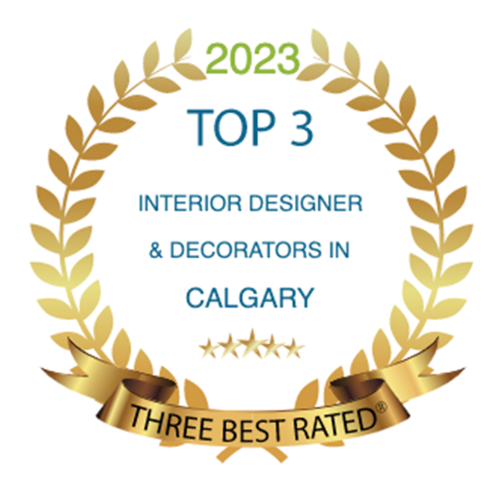 2023 Top 3 Interior Designer & Decorators in Calgary Badge.