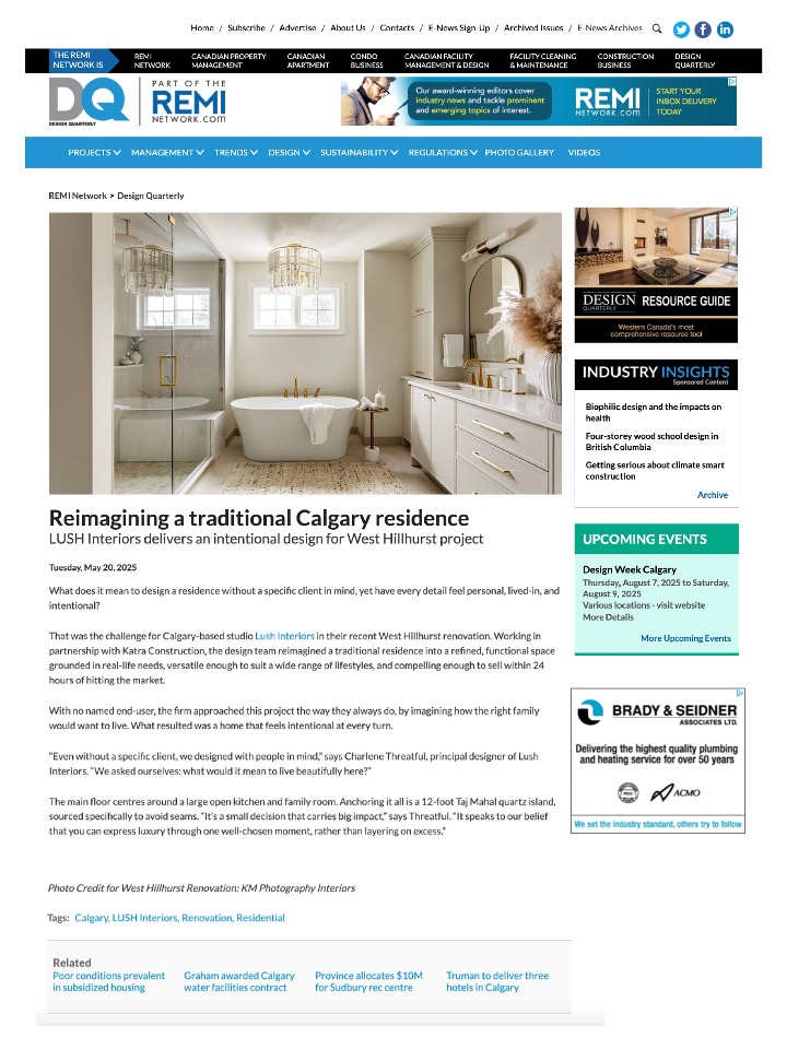 Design Quarterly Article